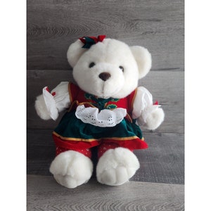 Vintage 1995 Weihnachten 18 &quot;Bär Santa&#39;s Magical Toy Shop Kmart Plüsch