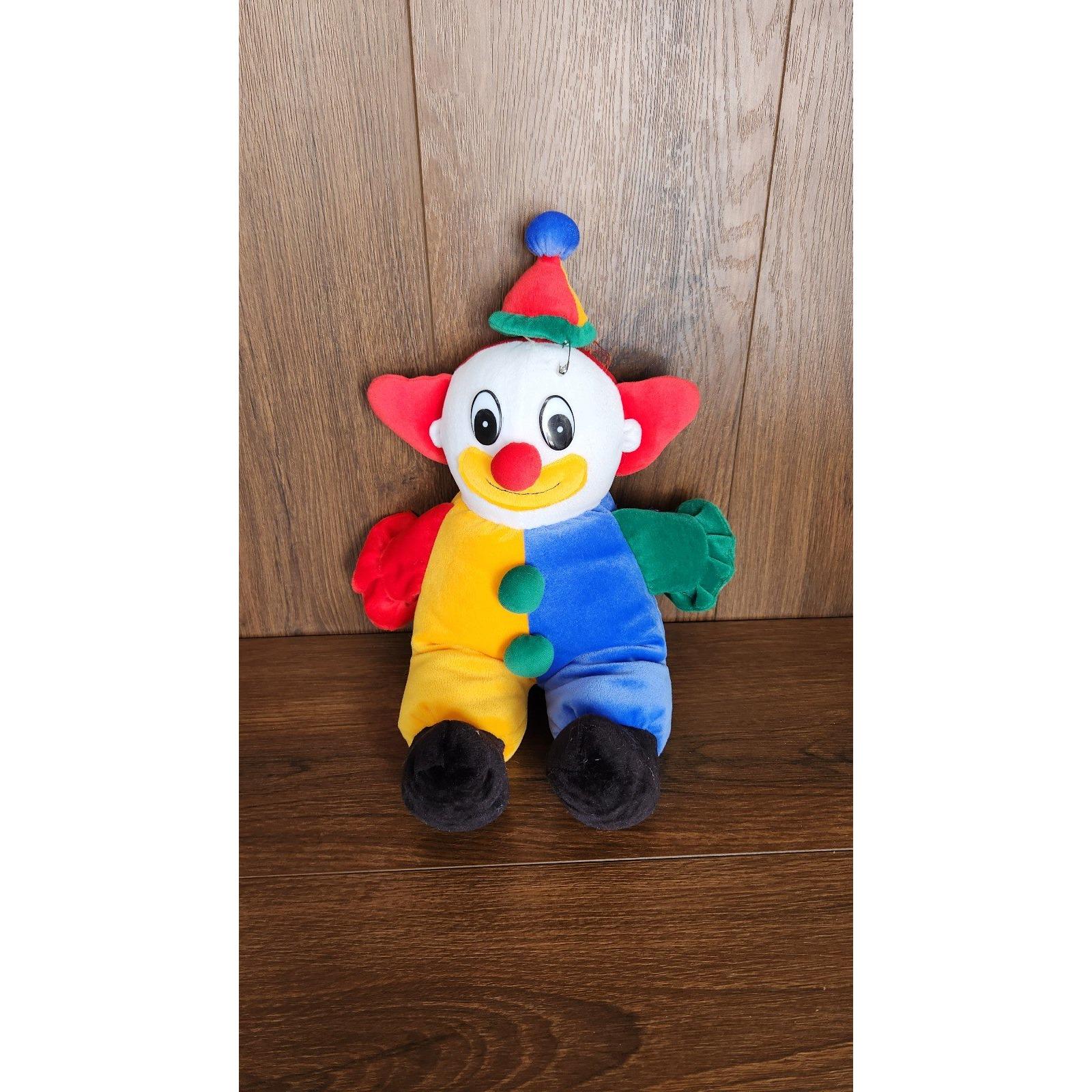 ヴィンテージ Tb Trading Co. ぬいぐるみ テリークロス 原色 ピエロ