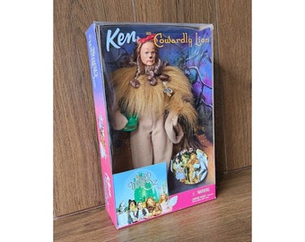 Barbie Mattel Wizard of Oz Fairytale Series 25814 Ken als laffe leeuw 1999