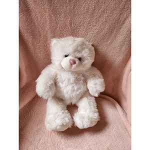 Pale Pink Cat Build a Bear Stuffed Animal