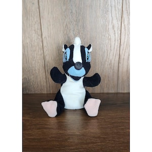 Disney Bambi Flower the Skunk Bean Bag Plush Stuffed Animal Toy