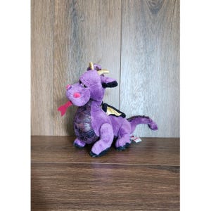 Ganz Webkinz Emperor Dragon Purple Plush Stuffed Animal Toy