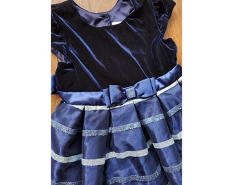 jona michelle blue dress Navy Polka Dot Shirred Slip Midi Dress & Reviews - Navy - Dresses main image 1