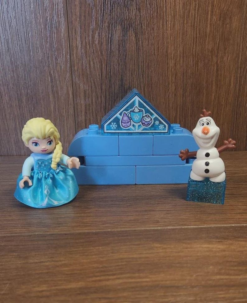 LEGO Duplo Disney Frozen Elsa & Olaf Tea Party Ice Palace Building ...