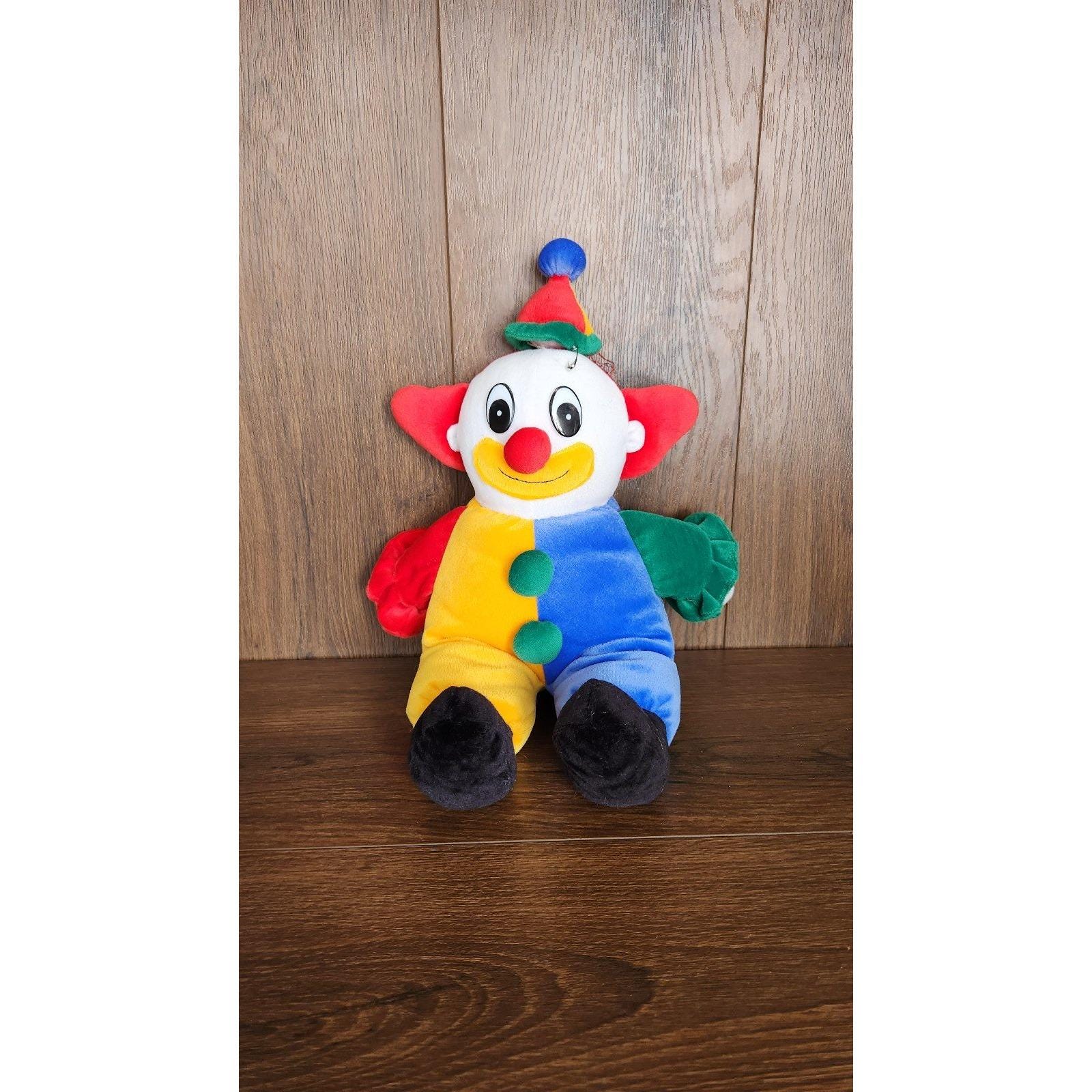 ヴィンテージ Tb Trading Co. ぬいぐるみ テリークロス 原色 ピエロ