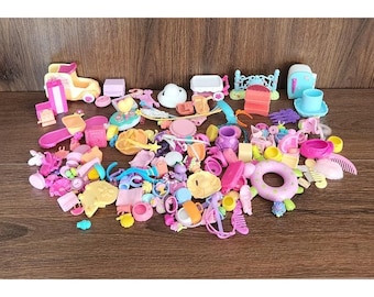 My Little Pony Accessory Bundle Lot: Food, Clothes, Furniture, Accessories, Etc