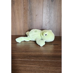 Vintage Gymboree Frog Ribbit Plush Baby Toy 2004 Stuffed Animal Green 12”