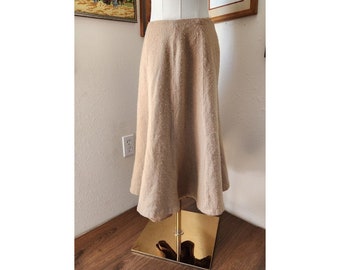 Vintage Lauren Ralph Lauren Womens Skirt Size 8 Brown Light Academia