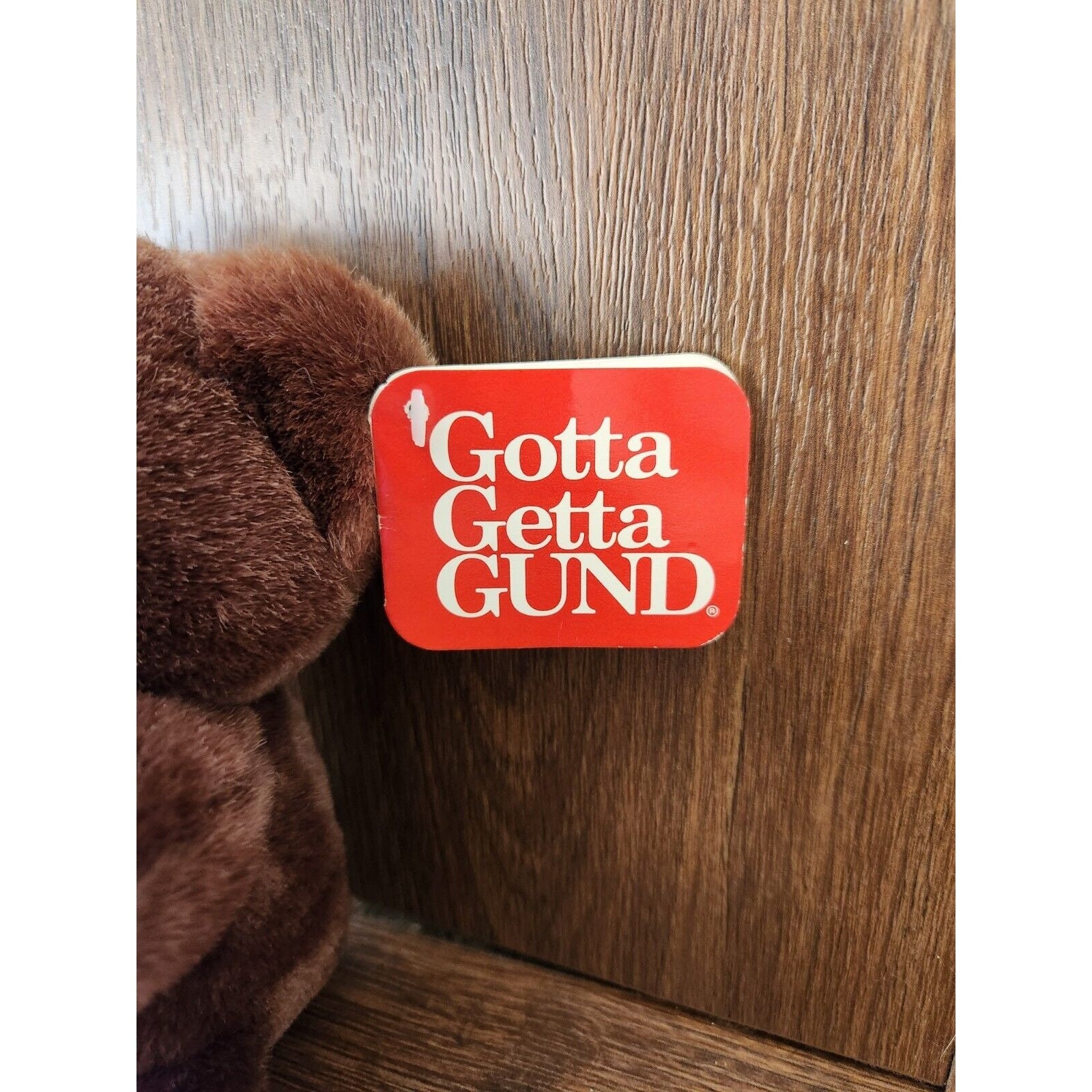 Gotta Getta GUND Gang Bears #2205 Brown Bear With Red Ribbon - Etsy