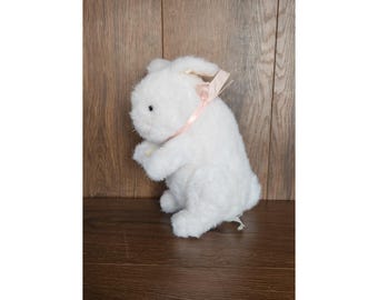 Dakin Bunny Rabbit 1979 Tan Bunny 4X4X2 1970s Plush Vintage Bunny