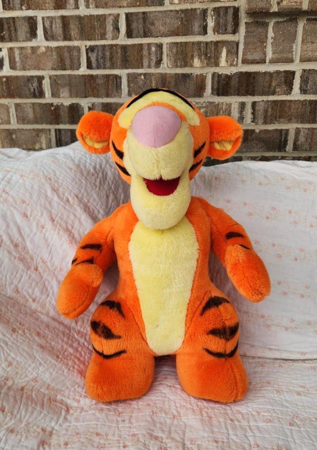 Vintage Tigger 21 Jumbo Plush Winnie The Pooh Stuffed Animal Toy Etsy