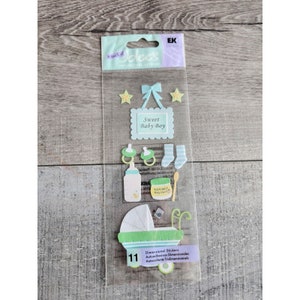 Sweet Baby Boy-babyvel - Stickers voor scrapbookingkaarten (NIEUW) Jolee's