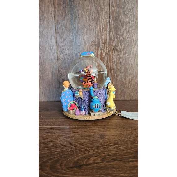 Disney Winnie the Pooh Musical Snow Globe Christopher Robin