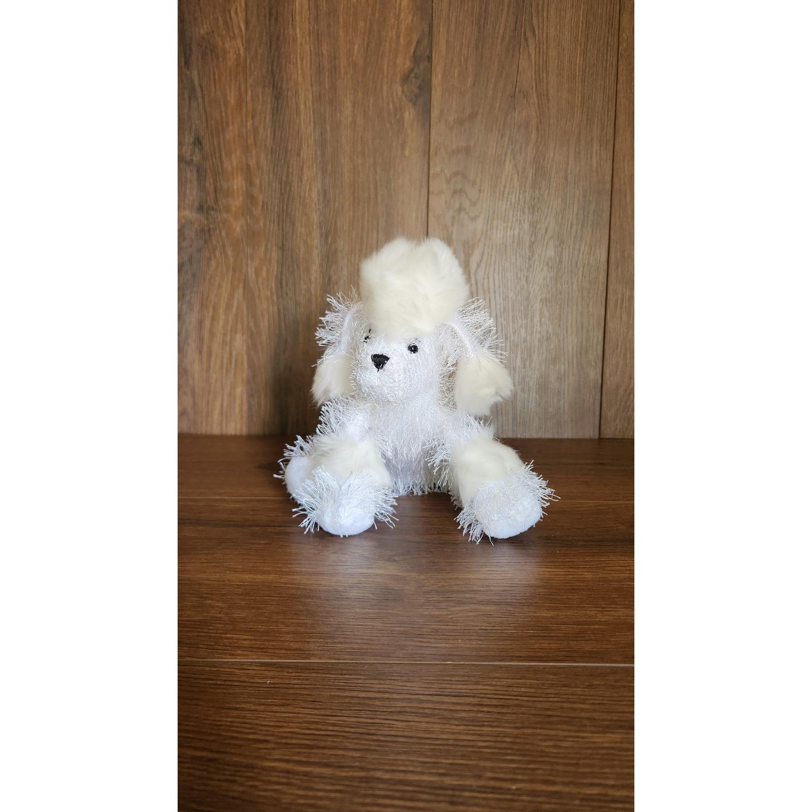 【pois】square poodle onepiece / white Webkinz Ganz Poodle Plush Stuffed Animal White Dog 11” Toy - Etsy