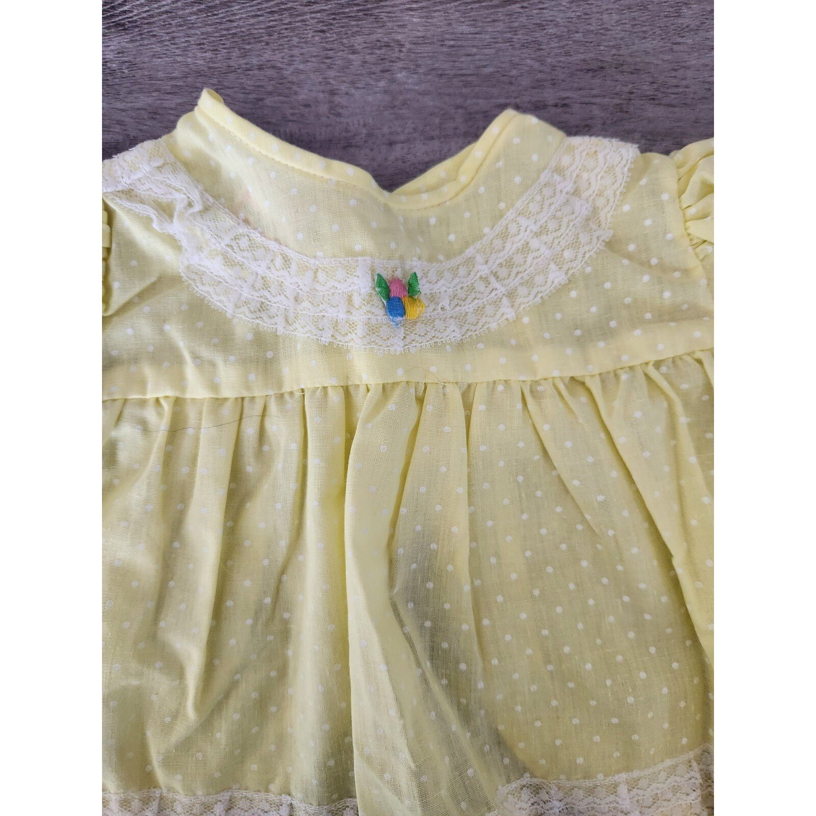 Philippine Ruffles Vintage Judy Philippine 9 Month Baby Girl Dress Yellow Formal Lace ...