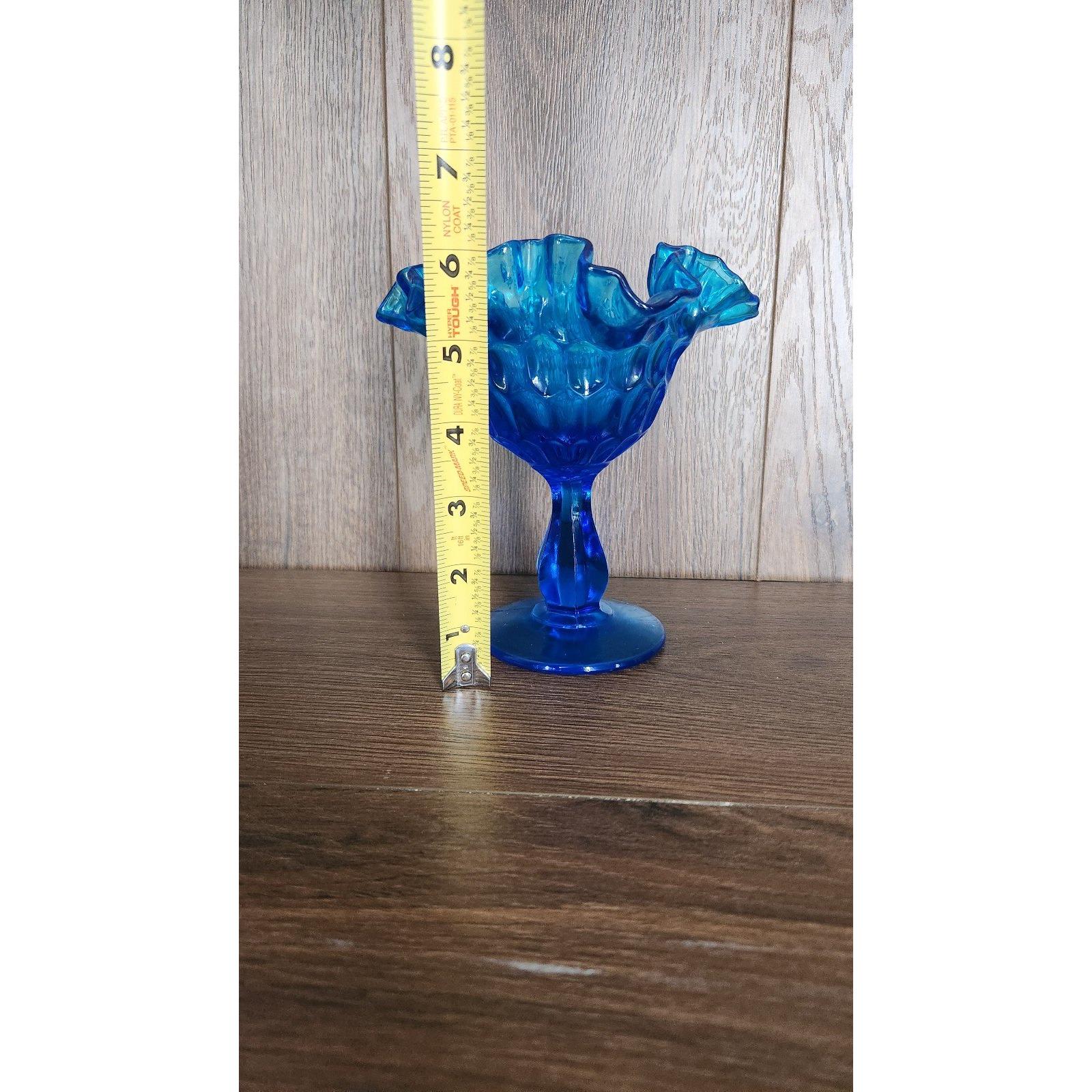 ヴィンテージ フェントン グラス カンパニー サムプリント フリル