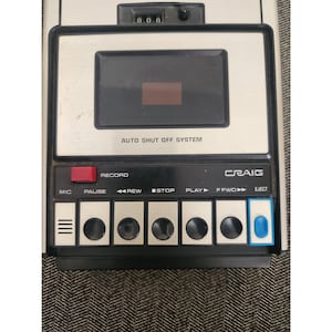Vintage Craig Model 2636 Kassettenrecorder
