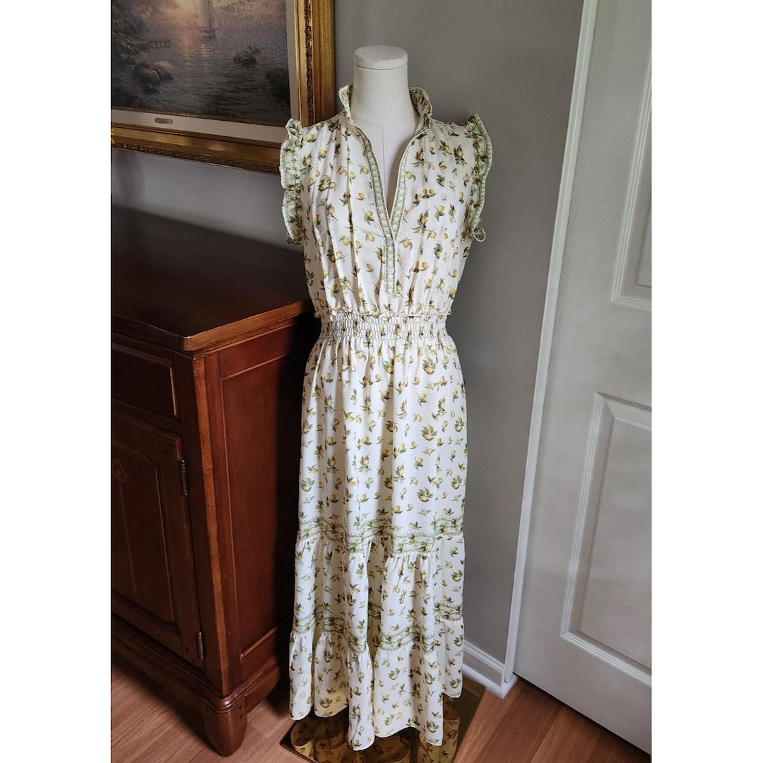 Midi Dresses Max Studio Yellow Dress Nordstrom Max Studio Flutter