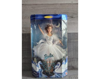 Muñeca Barbie Swan Queen, caucásica, 1998, Mattel, vintage, 18509