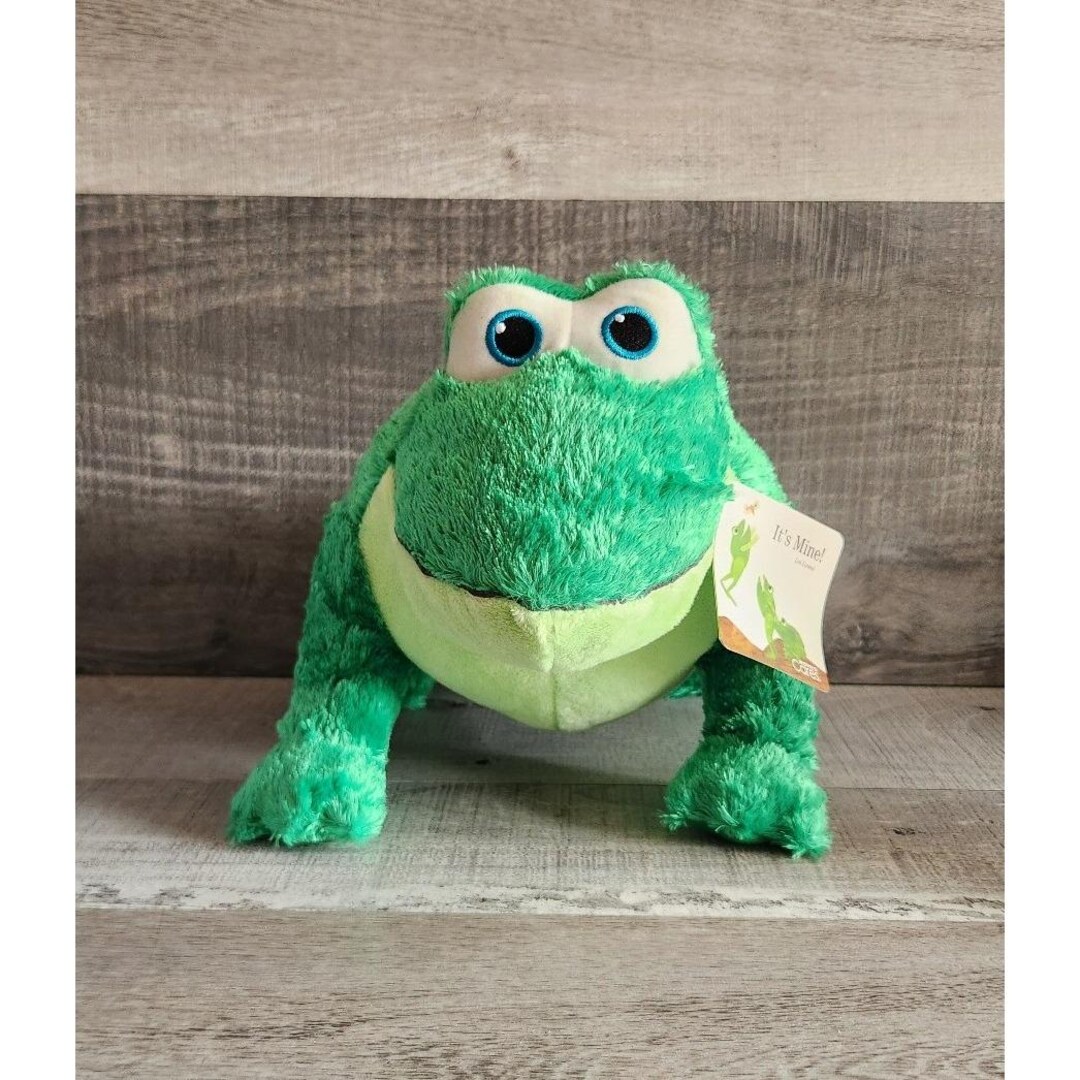 Plush Frog It's Mine! Stuffed Green Toad Kohl's Cares by Leo