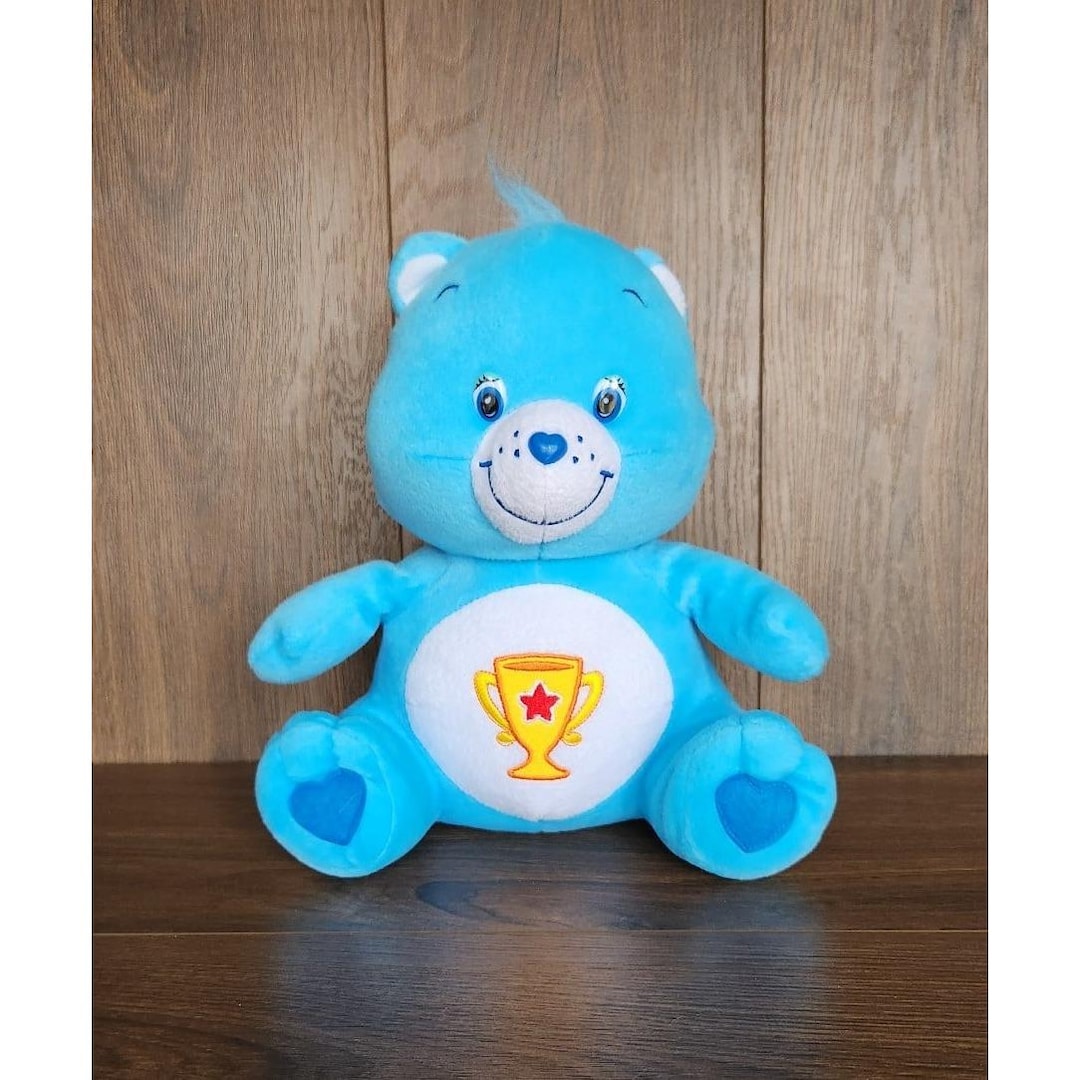 ヴィンテージ チャンプベア ケアベア ブルートロフィー 13インチ 2004