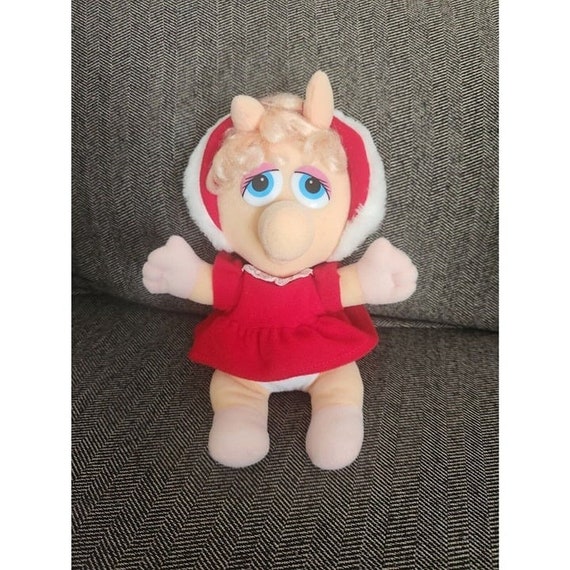 miss piggy sex doll Mcdonald's Jim Henson's Baby Miss Piggy Red Dress Soft Plush Doll