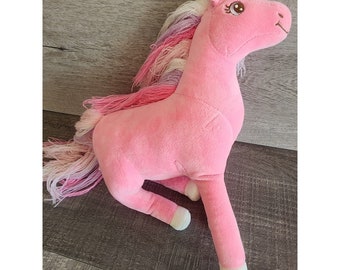 Hallmark Rainbow Brite Sunriser Horse Stuffed Animal 11.5&quot; Vintage 1980s Plush