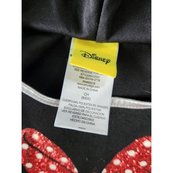 Minnie Mouse Dress Size 6T Halloween Costume - image 3