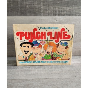 Vintage Punch Line Parker Brothers Board Game