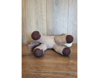 手作りかぎ針編みの茶色の馬 12インチのぬいぐるみ - Etsy 日本