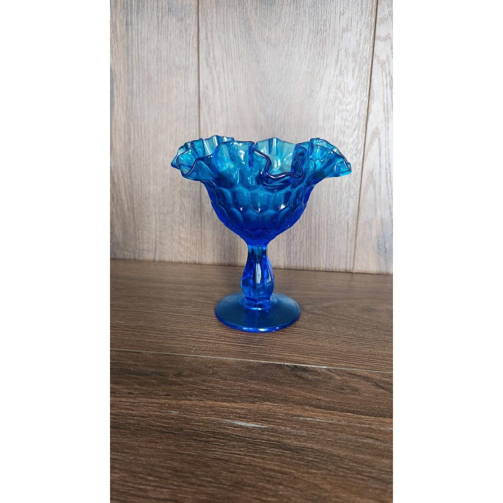 ヴィンテージ フェントン グラス カンパニー サムプリント フリル