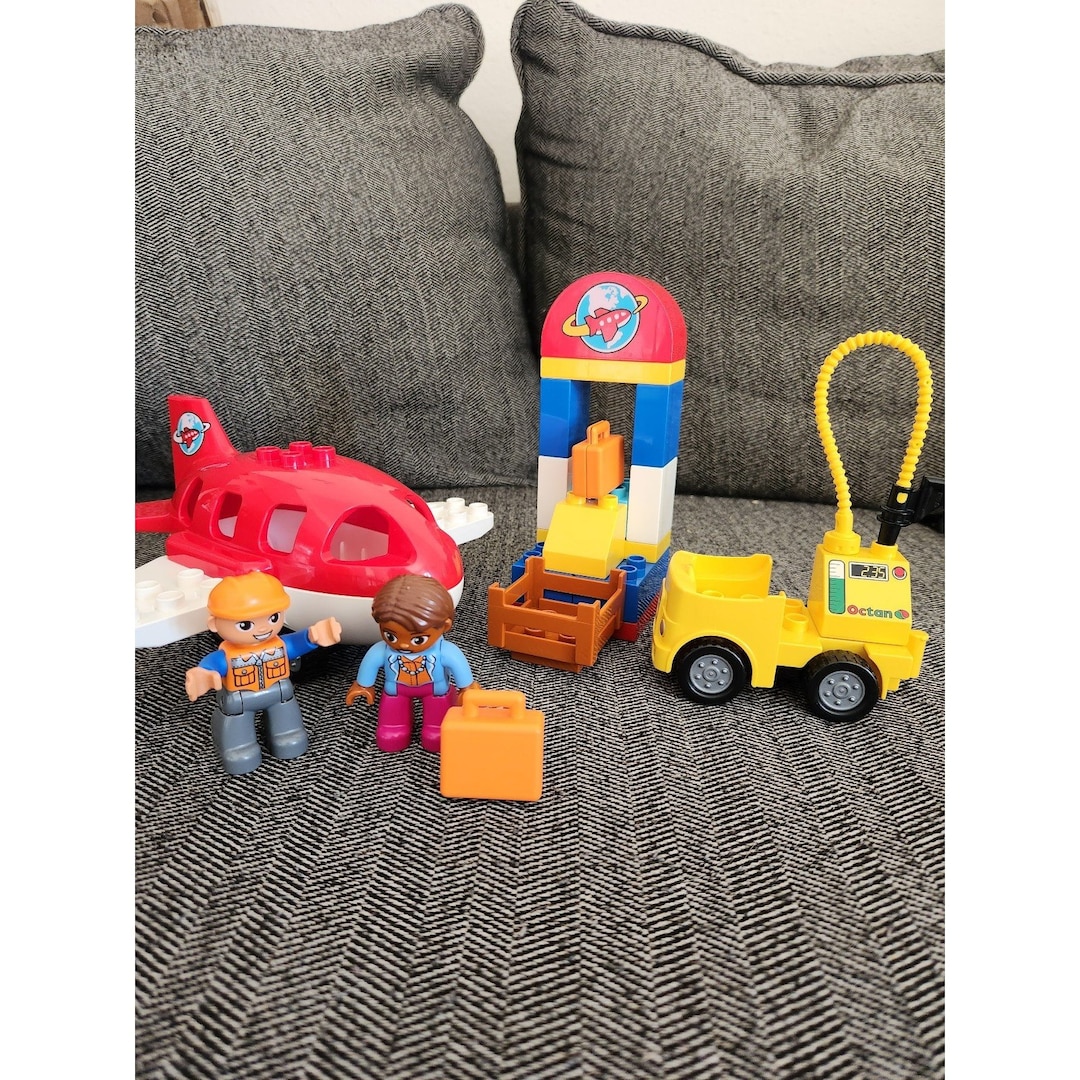 LEGO Duplo 10590 Airport W/ Airplane Near Complete - Etsy