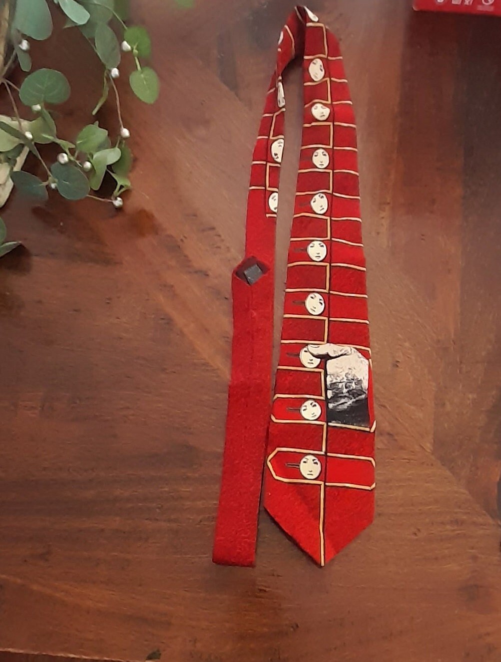レア Fornasetti ネクタイ リナ・カヴァリエーリ Vintage Fornasetti Silk Tie/90s Theme and Variations Lina