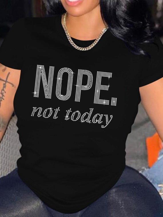 plus size rhinestone shirts