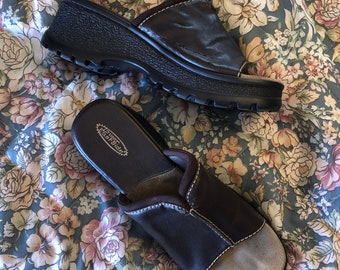 chunky platform sandals 90s