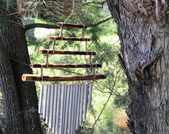 Bamboo Habitat bamboo and aluminium wind chimes. Very relaxing!