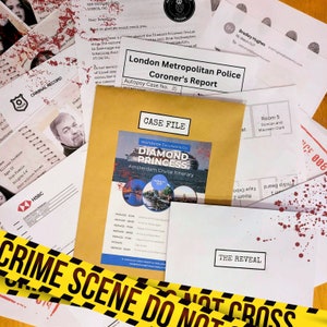 Cruise Ship Unsolved Murder Mystery Game, Diamond Princess Cold Case File, Date Night Gift Present Unique Detective Investigation