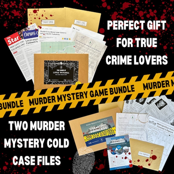 Cold Case File Bundle | Detective Investigation | Diamond Princess Murder Mystery & The Curse of Little Witchell