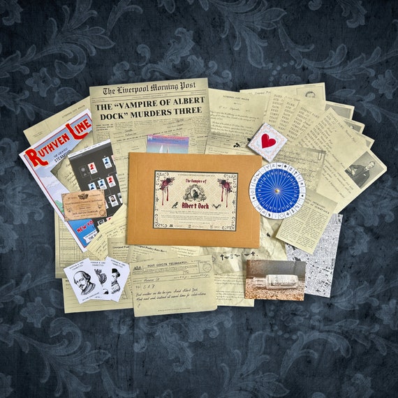 Victorian Murder Mystery Game: Vampire of Albert Dock Case File