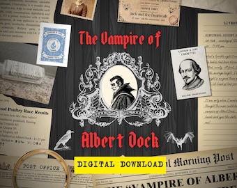 Victorian Vampire Murder Mystery Game: Albert Dock Case File (Digital Download)