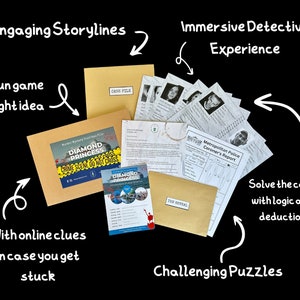 Diamond Princess Cold Case File, Cruise Ship Unsolved Murder Mystery Game, Detective Investigation, Unique Date Night Gift image 7