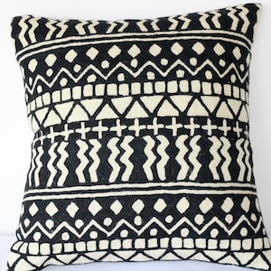 Geometrische kussensloop, wintertrendkussenhoes, sierkussenhoes, (45x45)cm