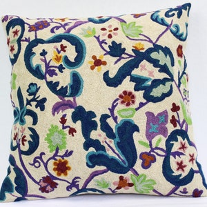 Funda de cojín hecha a mano, funda de almohada acogedora de lana, juego de 2 fundas de cojín, (45x45)cm