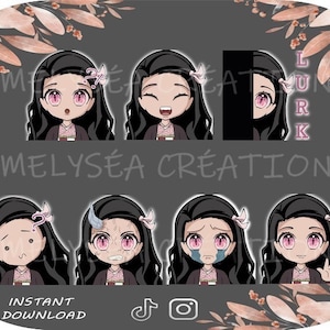 Anime Chibi | Twitch Emotes | Sub Emotes |