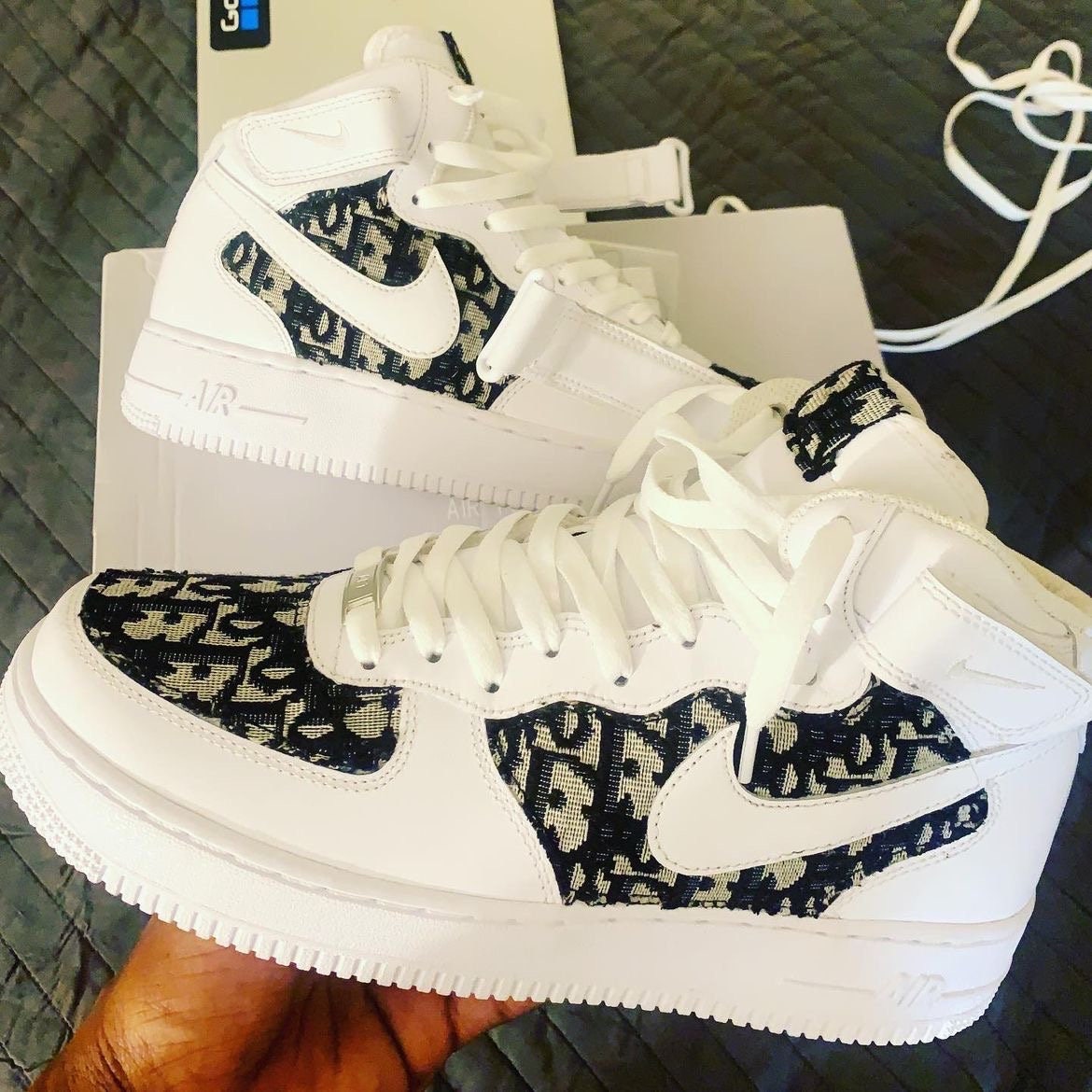 Air Force 1 Custom ''Supreme x Louis Vuitton'' by tgkttarts on DeviantArt