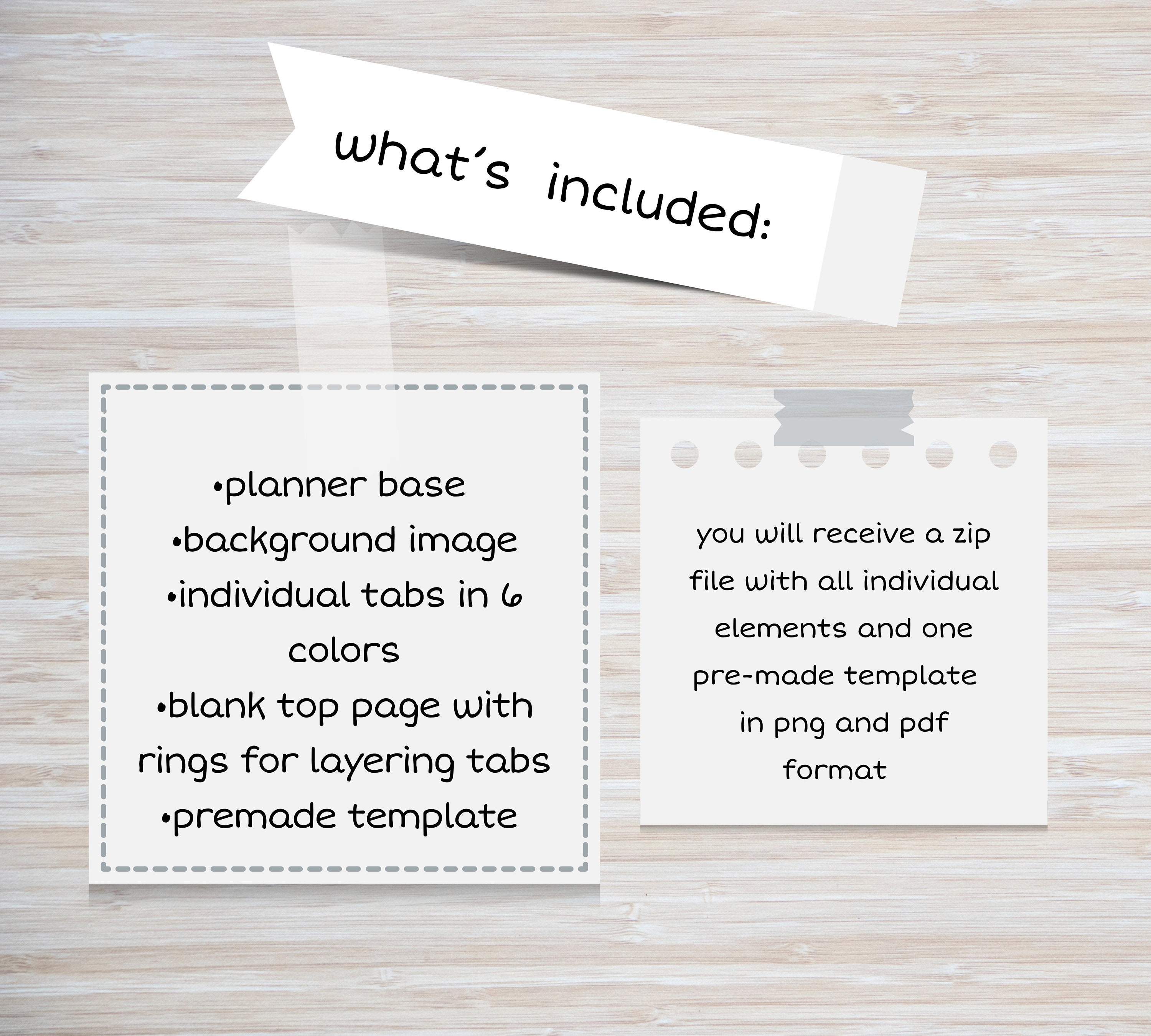 DIY Digital Planner Template for Business or Personal Use Etsy Canada