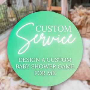PRINTED Fun Gender Reveal Scratch Off Spiel-Babyparty-Spiel Benutzerdefinierte Babyparty-Rubbelspiel-Spiel Personalisierte Baby-Dusche-Spiele Junge oder Mädchen
