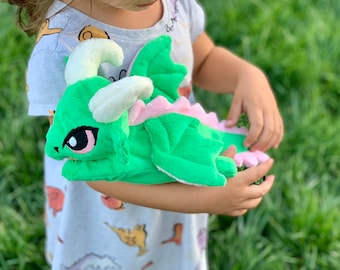 Peluche reversible de dragón a huevo ~ Animal de peluche hecho a medida