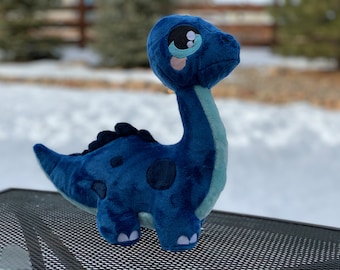 Dinosaur Stuffed Animal ~ Brontosaurus Plushie ~ Custom Personalized Toy