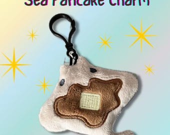 Peluche personalizado de raya marina con forma de panqueque ~ hecho a mano